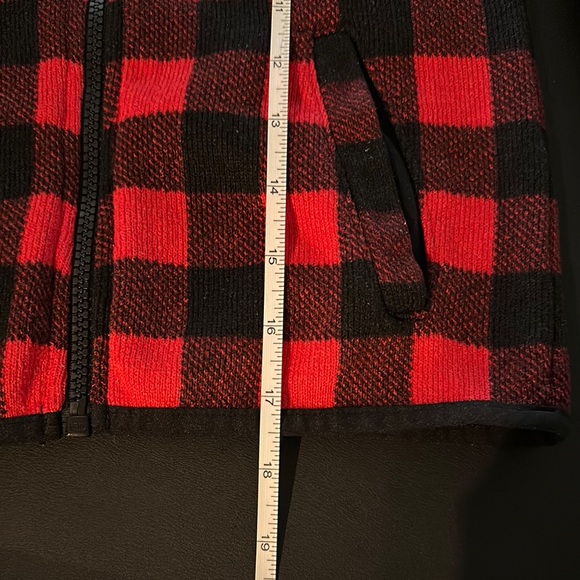 Garanimals Red and Black Plaid Zip Front Thin Coat - Picture 5 of 6